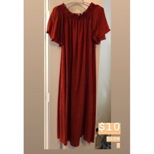 Glory Burnt Orange Dress